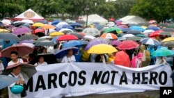 اعتراص های خیابانی به تشییع جنازه رسمی فردیناند مارکوس، دیکتاتور پیشین فیلیپین