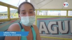 Migrante venezolana Liliana Trillos habla a la VOA en Cúcuta