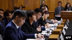 香港民主活動人士9月17日在美國國會及行政當局中國委員會(CECC)作證。
