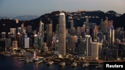 A general view of Two International Finance Centre (IFC), HSBC headquarters and Bank of China in Hong Kong, China July 13, 2021. REUTERS/Tyrone Siu