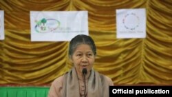 မြန်မာအစိမ်းရောင်ကွန်ယက်တာဝန်ခံ သဘာဝပတ်ဝန်းကျင် ထိန်းသိမ်းရေး လှုပ်ရှားသူ ဒေါ်ဒေဝီသန့်စင်