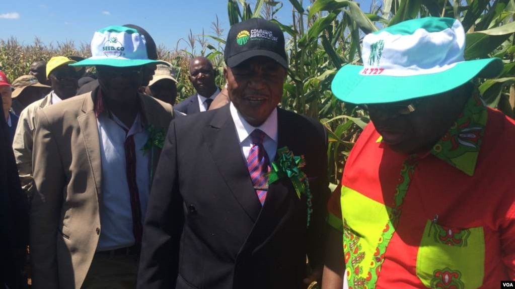 General Constantino Chiwenga and other Zanu PF officials in Mashonaland West province on Sunday.
