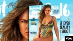 Ronda Rousey on "Sports Illustrated" cover