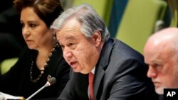 Guterres ve la necesidad de que se resuelva el conflicto a través de una solución política.