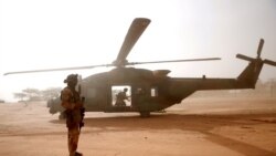 아프리카 말리에서 대테러 작전에 참여한 프랑스군 헬기 (자료사진)