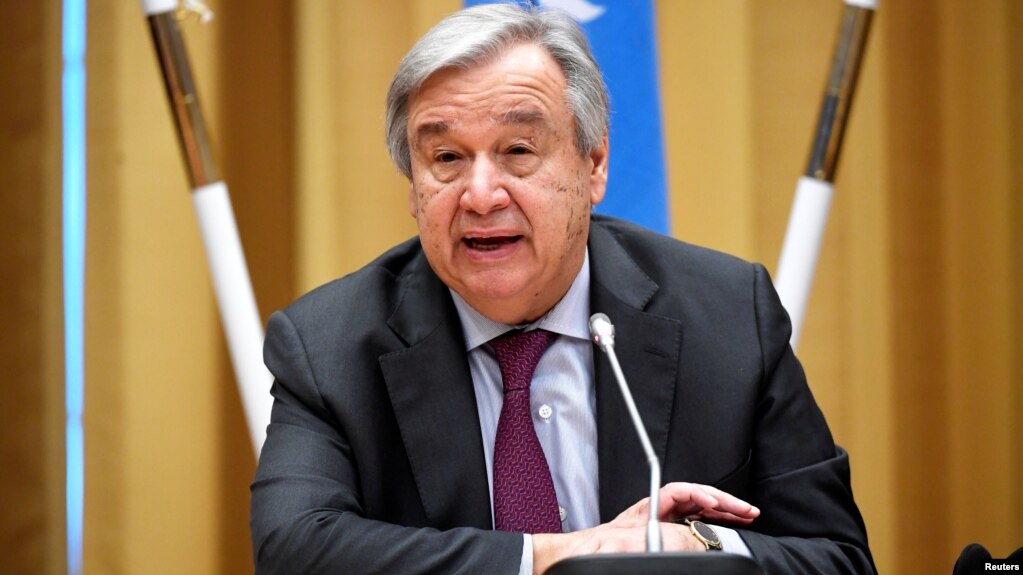 Secretario general de la ONU, Antonio Guterres, en foto de archivo. 