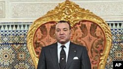 Le roi Mohammed VI dans son palais à Rabat en mars 2011