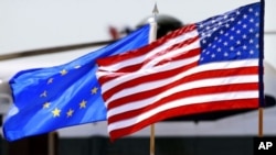 US and EU Flags