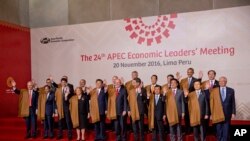 Sommet de l'APEC, Lima, Pérou, le 20 novembre 2016. 