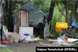 Roma camp in Lviv after an attack by right-wing groups. Lviv, 24 of June, 2018.