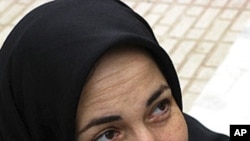 Iran's prominent activist and rights campaigner Haleh Sahabi (file photo)