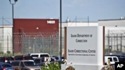 FILE - The Idaho Correctional Center south of Boise, Idaho, is operated by Corrections Corporation of America, June 15, 2010. The Obama administration was phasing out its relationships with private prisons.