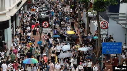 香港7 1大游行首次被禁多名民主派以个人身份呼吁上街反国安法