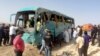 مصر: دو بسوں کے ٹکرانے سے 33 افراد ہلاک