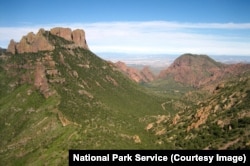 The Case Grande Mountain seen from Big Bend National Park