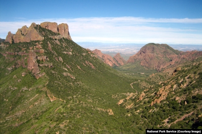 The Case Grande Mountain seen from Big Bend National Park