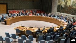 联合国安理会2017年8月5日对国际谁针对朝鲜的新制裁决议案进行投票。