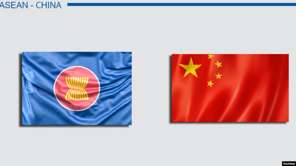 东盟与中国旗帜