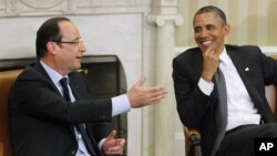 Франсуа Олланд и Барак Обама