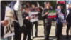 تجمع مخالفان جمهوری اسلامی در آتن 
