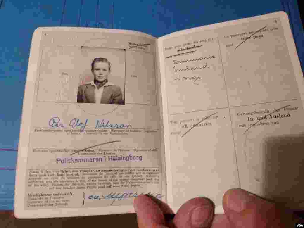 Burkhart Veigel was an expert forger of passports. (Henry Ridgwell/VOA)