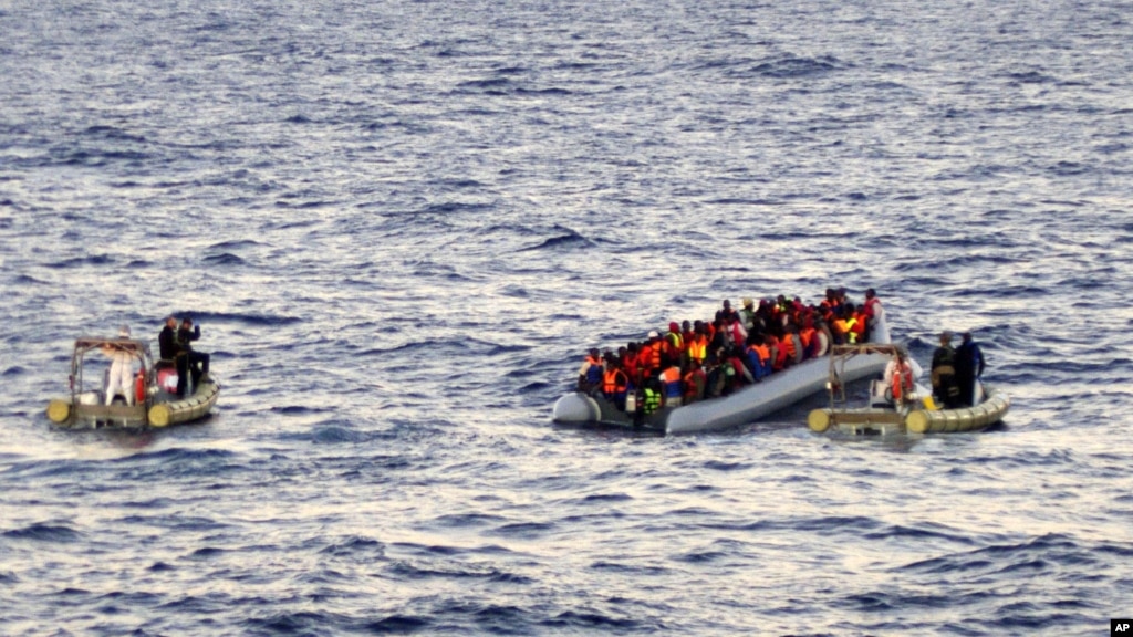 Italian Navy Rescues About 1,200 Migrants