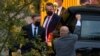 美國白宮國家安全顧問沙利文在瑞士蘇黎世離開了與中共中央外事辦主任楊潔篪舉行會談的凱悅酒店。（2021年10月6日）