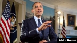 Presiden Obama menyampaikan renungan Paskah dalam pidato mingguan akhir pekan ini (Foto: dok).