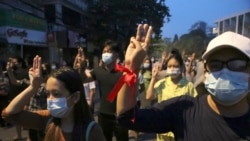အကြမ်းဖက်ခံရမှုကြားက ရန်ကုန်သပိတ်များ