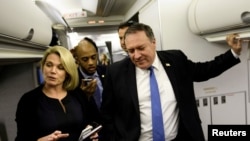 ABD Dışişleri Bakanı Mike Pompeo ve sözcü Heather Nauert