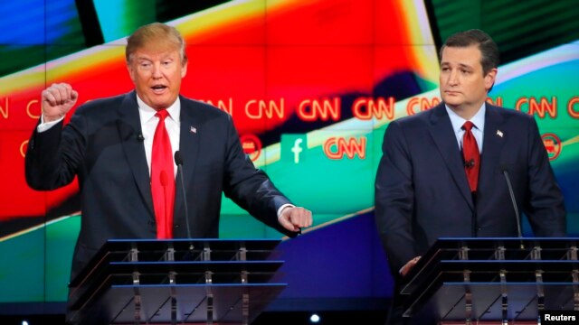 Donald Trump intensifica su campaña en Iowa, donde las encuestas lo colocan en segundo lugar, después de Ted Cruz.  