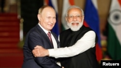 رهبران هند و روسیه - ۶ دسامبر ۲۰۲۱