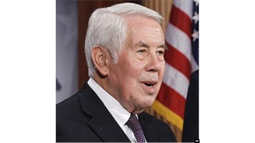Senate Foreign Relations Committee's ranking Republican, Sen. Richard Lugar (File Photo).