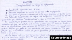 Carta Aberta dos activistas ao PR José Eduardo dos Santos, Luanda. Angola