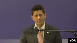 4月15日，美国前众议院议长保罗·瑞安(Paul Ryan)出席美国在台协会(AIT)举行的“台美40年友谊庆祝酒会”并讲话，他称美国对台湾的支持是跨党派的。美国之音海伦拍摄