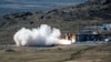 Angkatan Laut AS bersama dengan Angkatan Udara AS menggelar uji coba sebuah rudal hipersonik di Promontory, Utah, pada 28 Oktober 2021. (Foto: Northrop Grumman/Handout via Reuters)