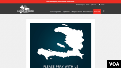 Paj akèy sit Christian Aid Ministries, 5 Nov. 2021.