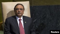 Tổng thống Pakistan Asif Ali Zardari.