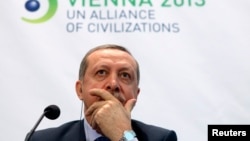 FILE - Turkey's Prime Minister Tayyip Erdogan, Feb. 27, 2013.