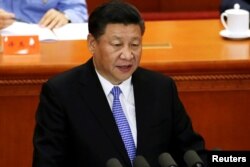 시진핑 중국 국가주석이 지난 5월 인민대회당에서 열린 ‘카를 마르크스 탄생 200주년 대회’에 참석하고 있다. (자료사진)