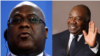 Le président de la RDC, Félix Tshisekedi (à g.) et son homologue gabonais Ali Bongo Ondimba sont les seuls francophones invités.