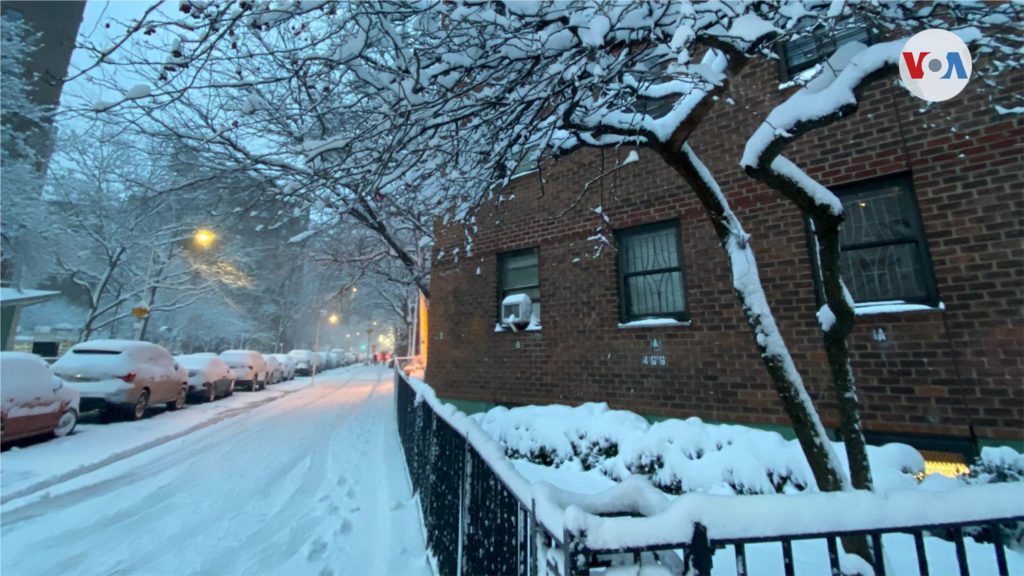 En Fotos La primera nevada de 2022 en Nueva York