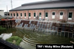 A pump station in New Orleans, operated by the Sewerage and Water Board, which pumps excess water out of the city to help prevent flooding in Louisiana, Nov. 11, 2017.