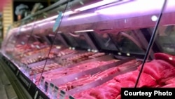资料照：超市出售的美国牛肉（美国农业部图片）