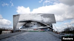 The Philharmonie de Paris, with cutting-edge design by architect Jean Nouvel, aims to broaden the audience for classical music. (REUTERS/Charles Platiau )