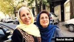 Mahvash Sabet, left, is one of Iranian Baha'i leaders. 