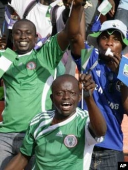 Super Eagles supporters at a World Cup qualifying match in 2009