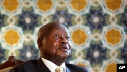 Yoweri Museveni, président de l'Ouganda