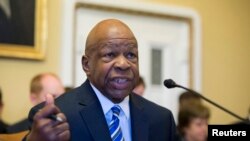 Congressman Elijah Cummings is seen on Capitol Hill in Washington in this June 27, 2012, file photo.