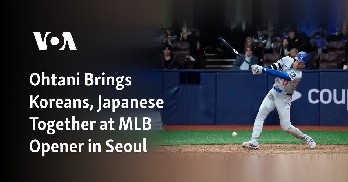 Ohtani réunit Coréens et Japonais lors de l’ouverture de la MLB à Séoul